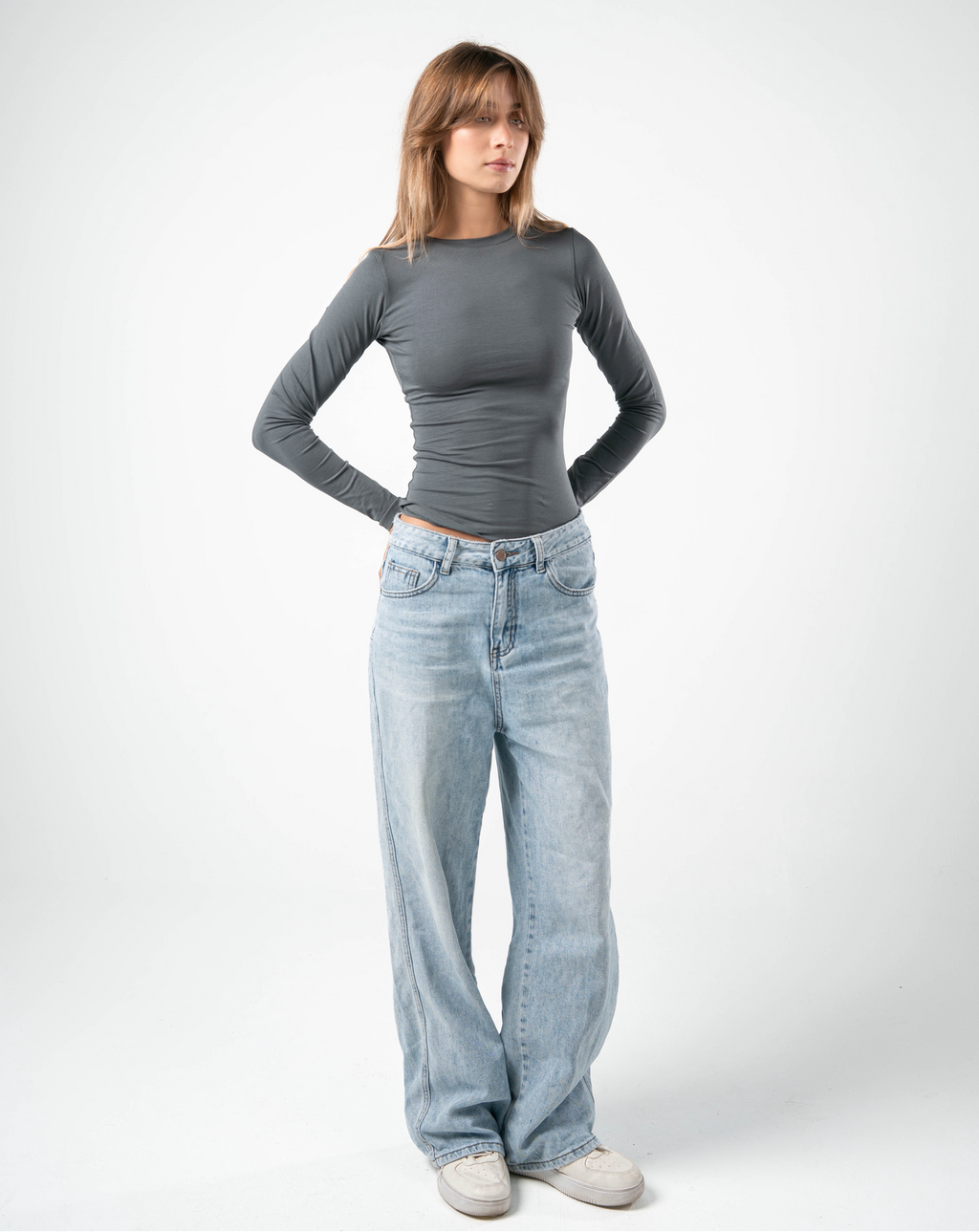 Cotton Long Sleeve Top