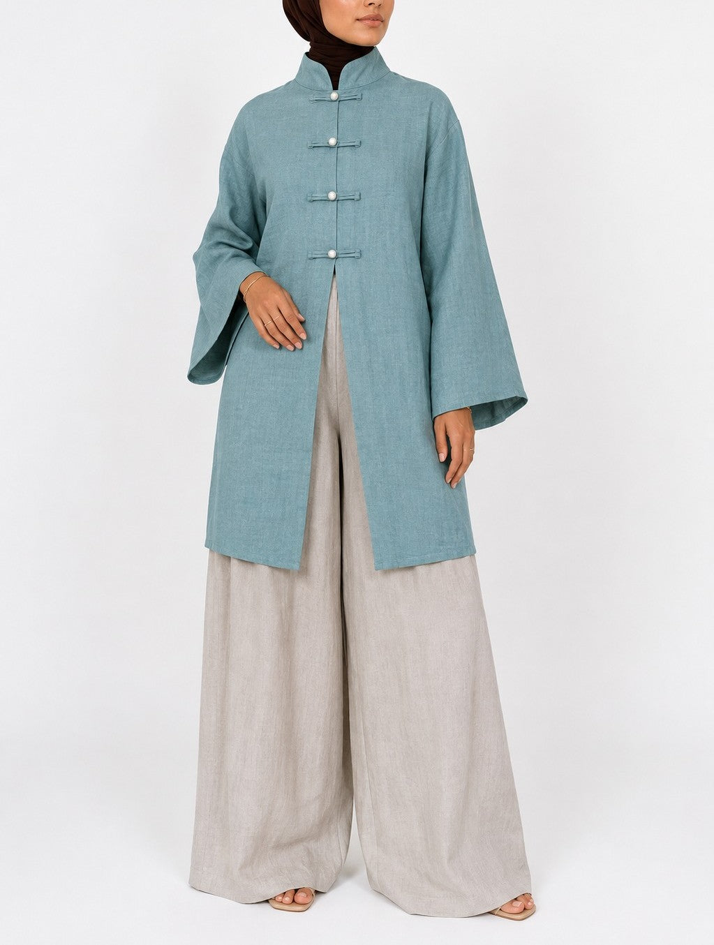 Linen Longline Chemise